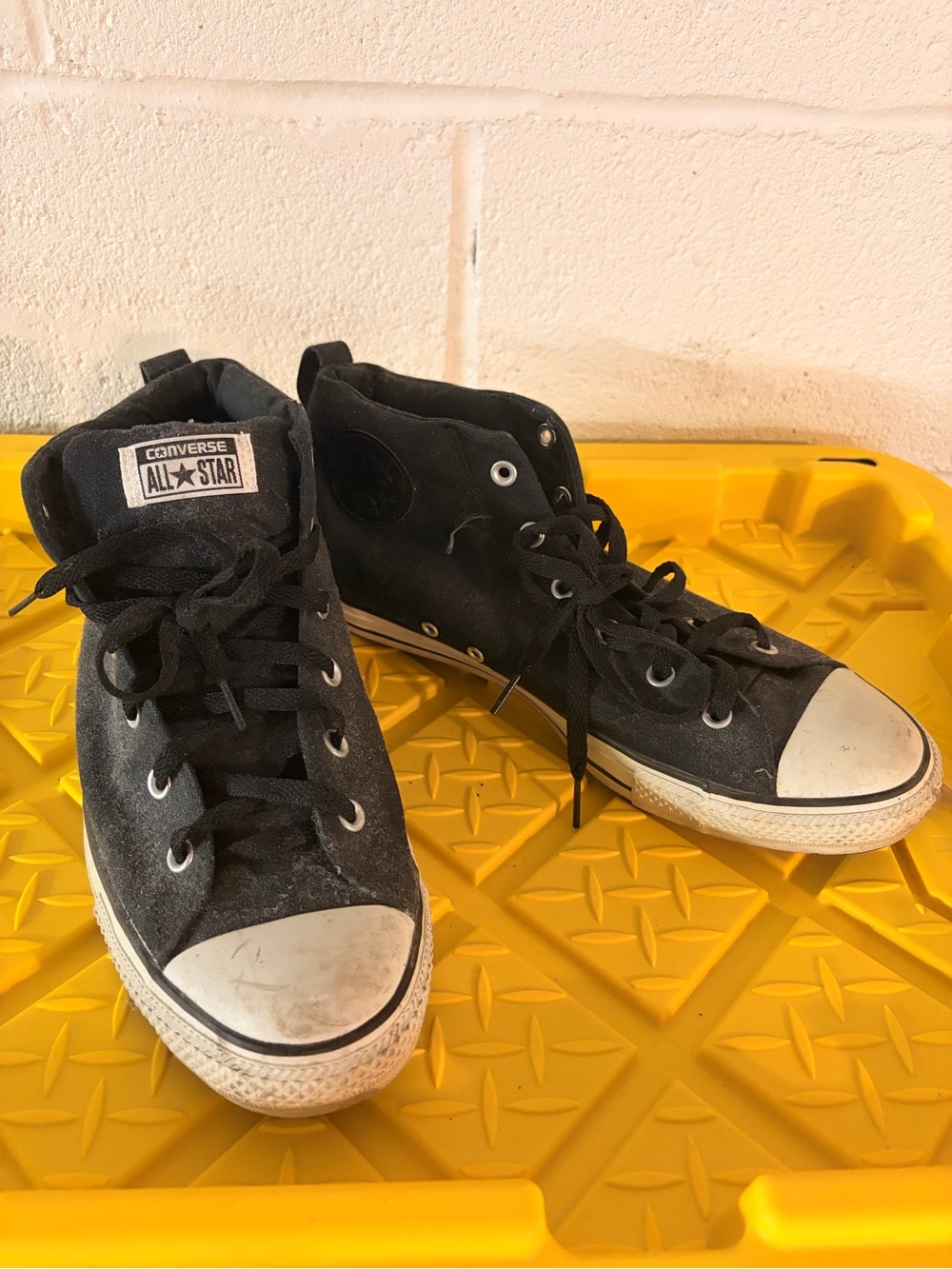 Converse Black High Top Canvas Sneakers
